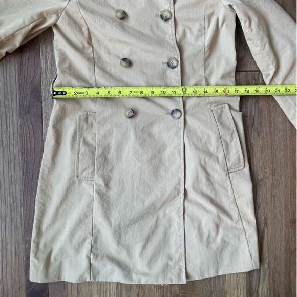 J. Crew Beige Double-Breasted Trench Coat - Picture 10 of 11